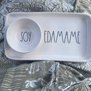 Rae Dunn Soy and Edamame Plate